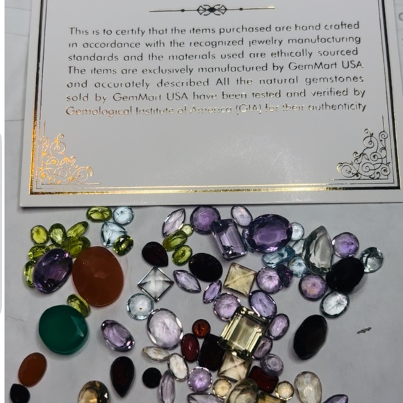 Repurposed Silver-Plated Spoon 6MM Citrine Cocktail Artisan Boho Metalwork Sz 8 - Picture 15 of 16